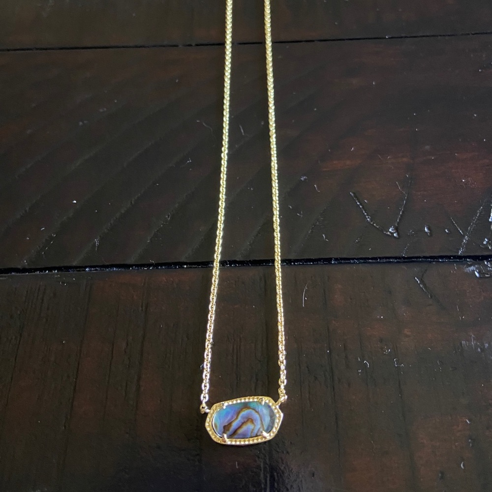 Kendra Scott Elisa Abalone Shell Necklace